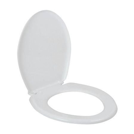 Asiento de Inodoro Redondo Plástico Fiori Estándar Blanco