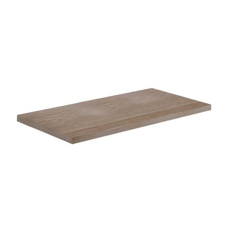 Repisa recta Facility 1.5x25x60cm Roble miel Prat-K