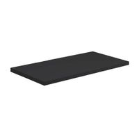 Repisa recta facility 1.5x25x60cm Negro Prat-K