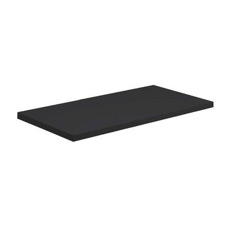 Repisa recta facility 1.5x25x60cm Negro Prat-K