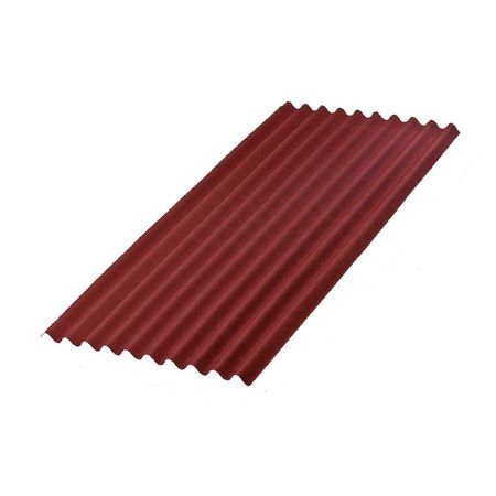 Techo Clasicc Rojo 3mm 2.00x0.95m Onduline