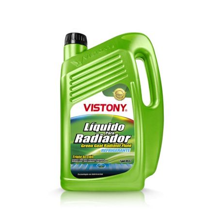 Líquido Refrigerante Vistony Gasolinero Triple Acción Verde