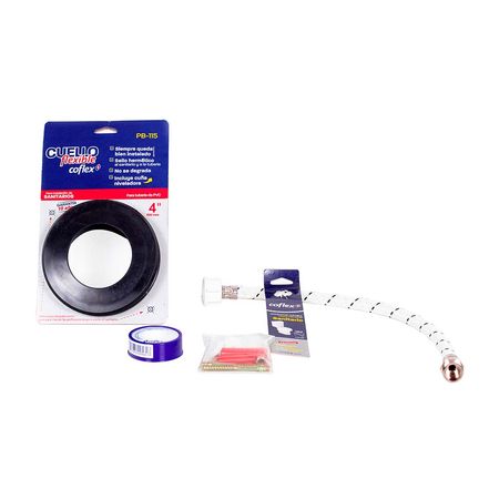 Kit Sanitario PVC Coflex con Cuello Flexible