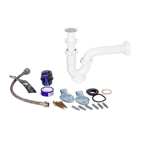 Kit para Lavatorio PVC Coflex Accesorios de Lavatorio de Excelente Calidad