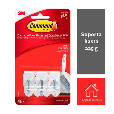 Gancho 3M para cocina 3 unidades