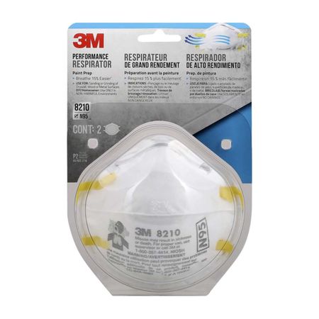 Respirador 3M para polvo Part 8210 x2 unids.