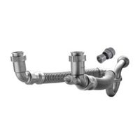 Trampa P Flexible para Lavadero 2 Pozas Coflex