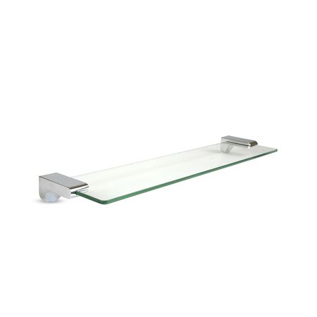 Repisa para Baño de vidrio Cromada Cannes Orange 54cm