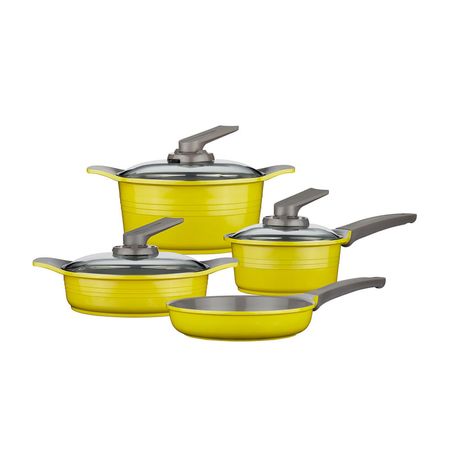 Juego de Ollas Aluminio Roichen 7 Piezas