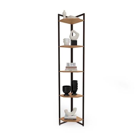 Mueble Esquinero London 200cm Maple Metal