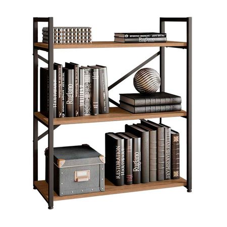 Estante London 85cm Maple Metal Orange