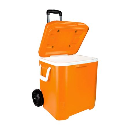Cooler Yeti 31 Qt con ruedas y asa Naranja Basa