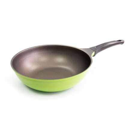 Wok con Mango 28cm Verde Pistacho Natural Roichen