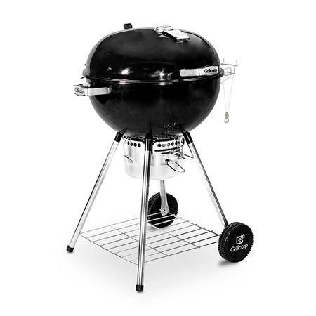 Parrilla a carbón Sheriff negro 22