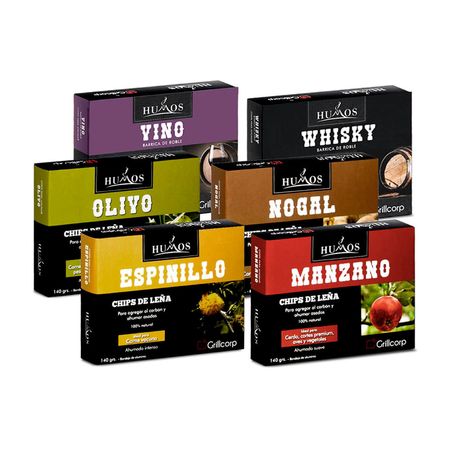 Pack de Astillas Aromáticas Grillcorp para Parrillera
