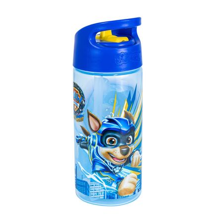 Botella Infantil SCOOL Paw Patrol Racer 400ml con Pico de Succión y Asa de Mano