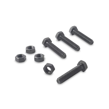 Perno hexagonal NC-5.8 M-8 x 4 unidades0 más tuerca x 4 unidades Acrimsa