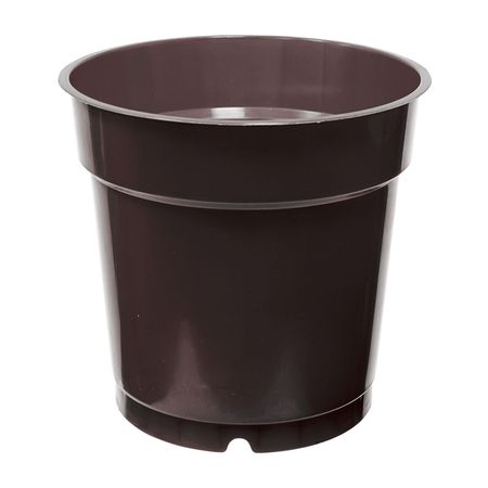 Maceta Cilíndrica Plástica Naranja Reyplast Comercial #15