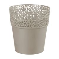 Maceta Cilíndrica Plástica Reyplast Lua #15 15x14.6cm