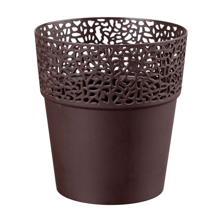 Maceta Cilíndrica Plástica Reyplast Lua #12