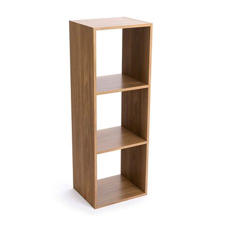 Estantería Modular Orange 3 Cubos Maple Texturizada Mate