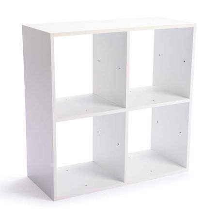 Estantería Modular Orange 4 Cubos Blanco Mate de MDP