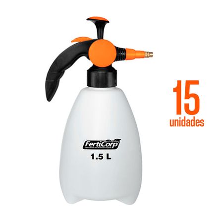 Pulverizador Manual Ferticorp 1.5l x 15un Blanco Atomizador Plástico