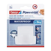 Gancho resistente al agua duo Blanco grande x 1 unidad Tesa