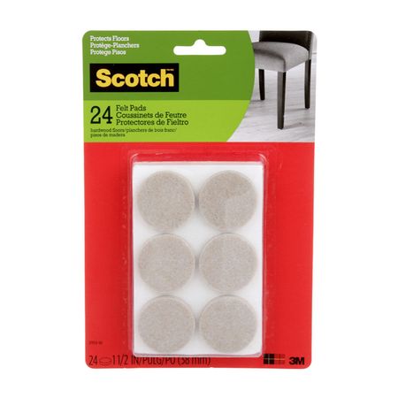 Scotch Felpa redonda SP804-NA Beige 1.5in 24/Pack