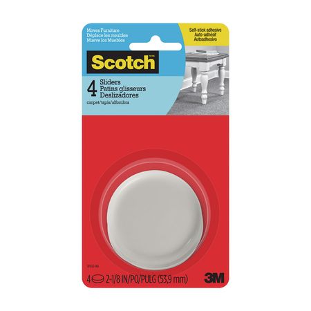 Pads deslizadores Gris 5.3 cm x 4 und Scotch