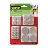Felpa Scotch Redondas Beige 78/Pack