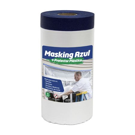 Cinta Masking Tape Shurtape PC 622 Azul de Polietileno 210cm