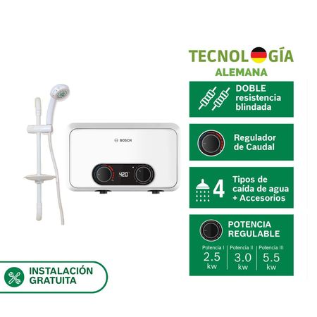 Rapiducha Eléctrica Bosch Premiumpro Ewi 5500W Blanco