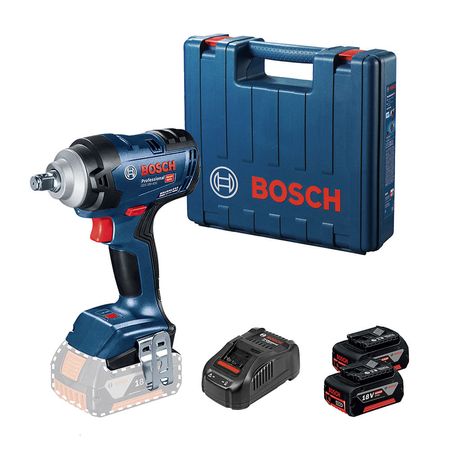 Llave de impacto Gds18v-400 18v Kit Bosch