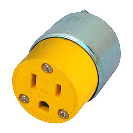 Conector aereo L/t 15A 125V blindado Leviton