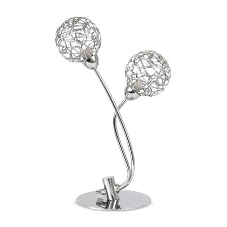 Lámpara de Mesa Moderna Patty 2 Luces Orange