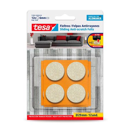 Felpa Protect antirayones Trab. Pesado 29mm 12und Tesa