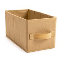 Caja organizadora de tela Pequeña 15x15 Camel Orange