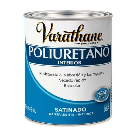 Poliuretano interior satinado 946ml Varathane