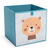 Caja organizadora de tela Grande 31x31 Oso Orange