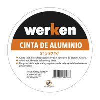 Cinta para Ductos Aluminio 2""*30yd 27.4M Werken