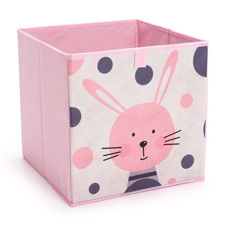 Caja organizadora de tela Grande 31x31 Conejo Orange