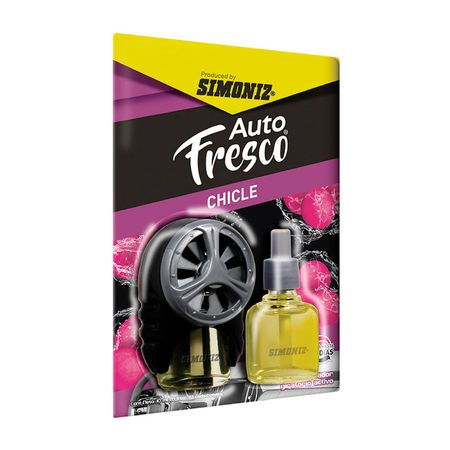 Ambientador shick Air Tech con repuesto mezcla Chicle Simoniz