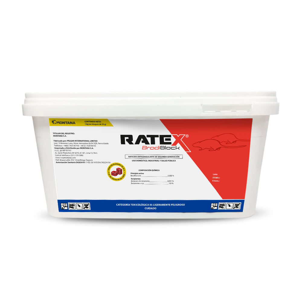 Ratex Brodiblock raticida 1kg | plazaVea - plazaVea