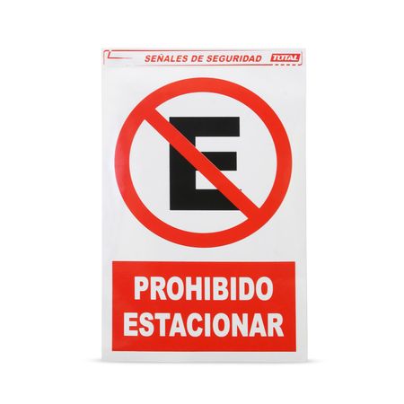 Señal de Papel Adhesivo Prohibido Estacionar