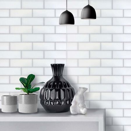 Brick Mattone Bianco 40x10 Kantu