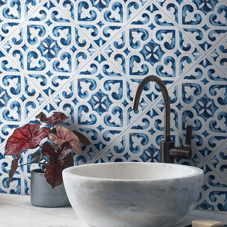 Azulejo Delta Blu 15x15 Kantu