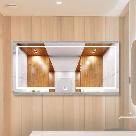 Espejo led Monaco Olivo Zaga