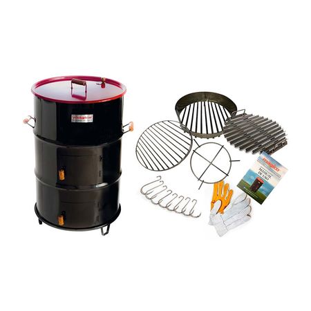 Cilindro Parrillero Grande de Acero Inoxidable Mágico