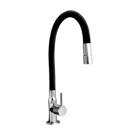 Llave lavadero Bar P/flex Neg. Bali Cr Vainsa